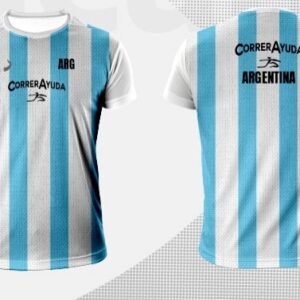Remera Argentina CorrerAyuda Manga Corta Unisex